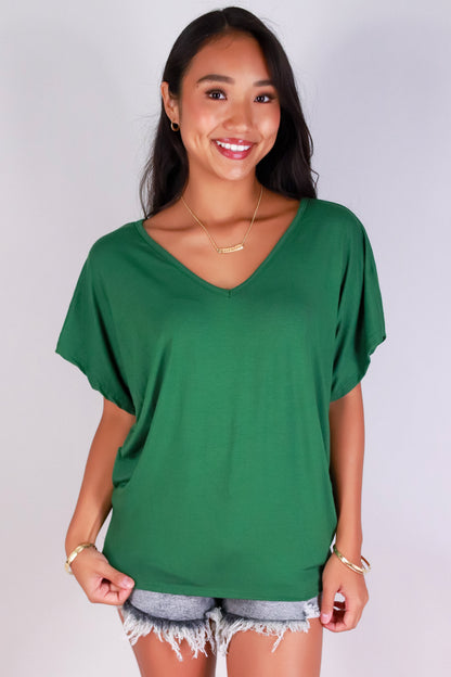 Jeans Warehouse Hawaii - SOLID DOLMAN TOPS - CLOUD NINE DOLMAN TOP | By ADARA