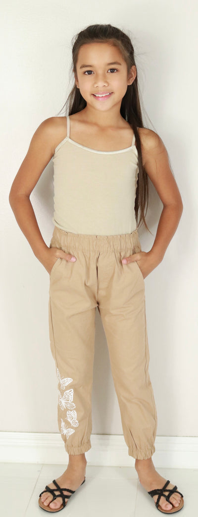 Jeans Warehouse Hawaii - OTHER BOTTOMS 4-6X - BUTTERFLY JOGGERS | KIDS SIZE 4-6X | By LORENCY & CO