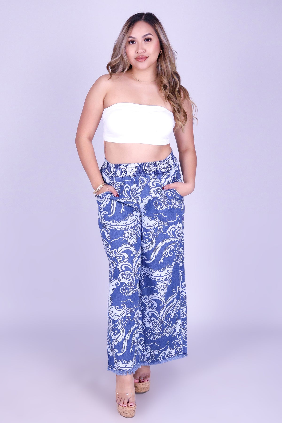 FREE SPIRIT PAISLEY PANTS