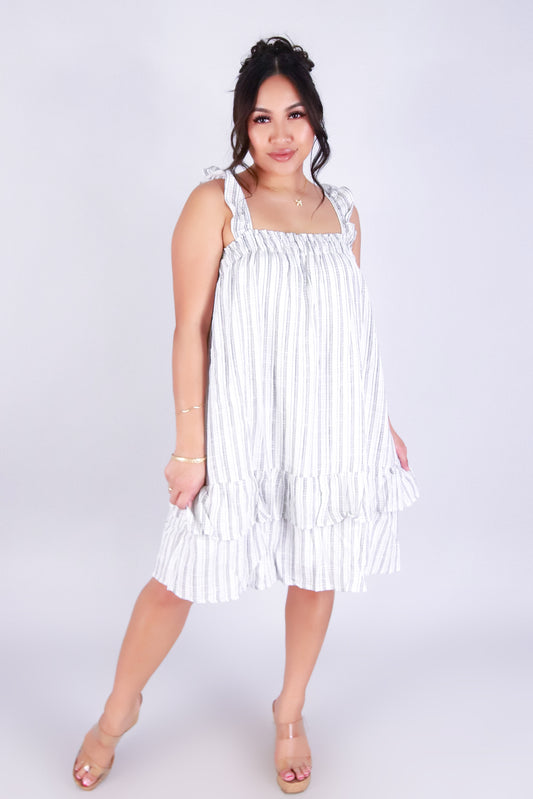 STRIPED DAYDREAM DRESS