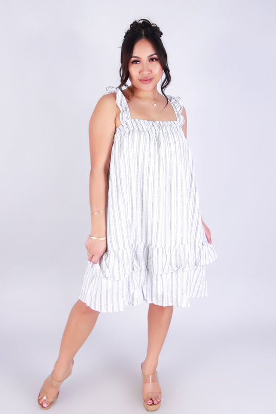 STRIPED DAYDREAM DRESS