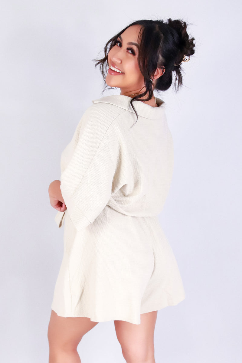 NUDE & NEUTRAL ROMPER