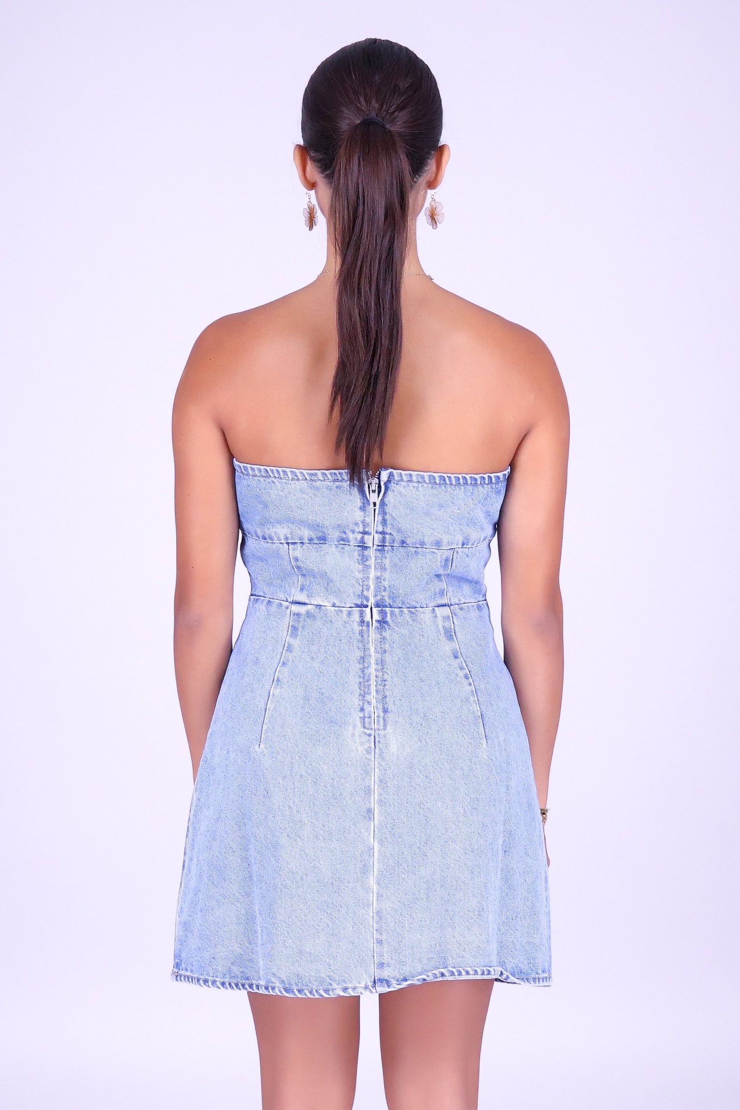 BLUE SKIES MINI TUBE DRESS