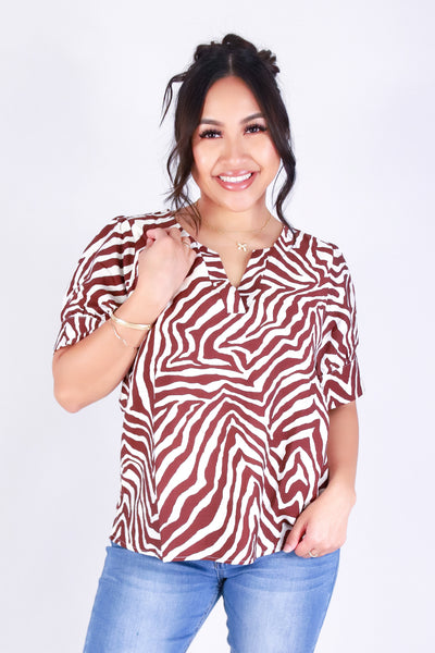 SAFARI CHIC TOP