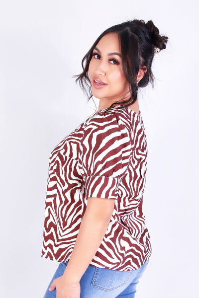 SAFARI CHIC TOP