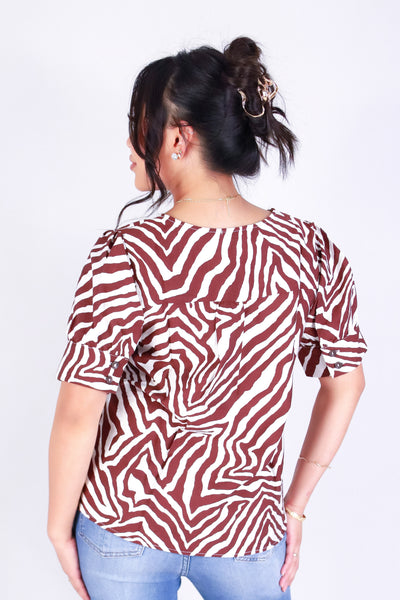 SAFARI CHIC TOP
