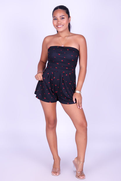SWEET CHERRY ROMPER
