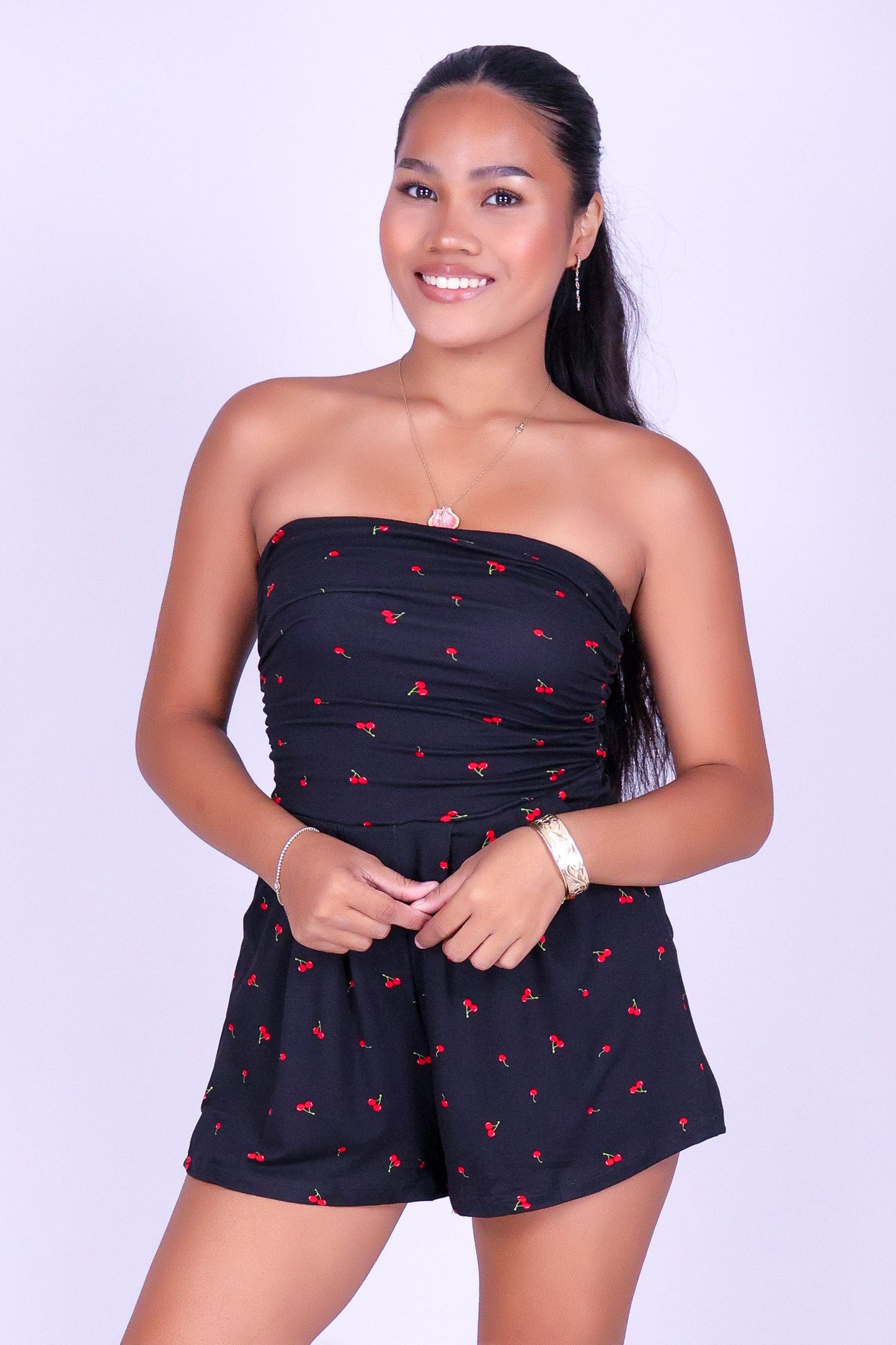 SWEET CHERRY ROMPER