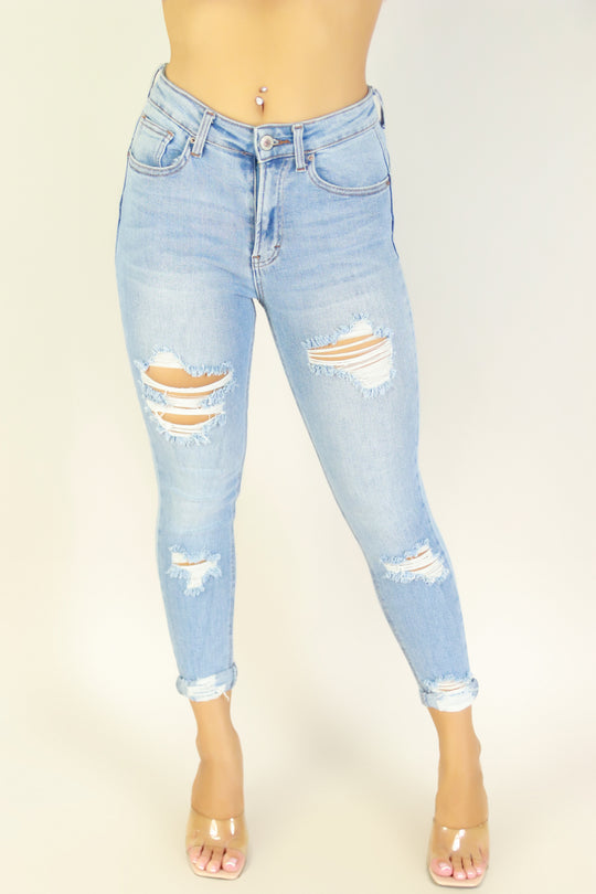 Women's Jeans | Denim Jeans | Black, White | Fitted | High