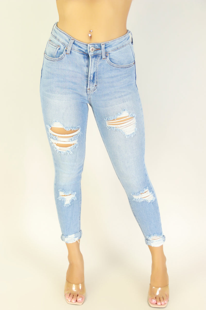 Jeans Warehouse Hawaii - DENIM CAPRIS - NESSIE BUTT-LIFT JEANS | By WAX JEAN
