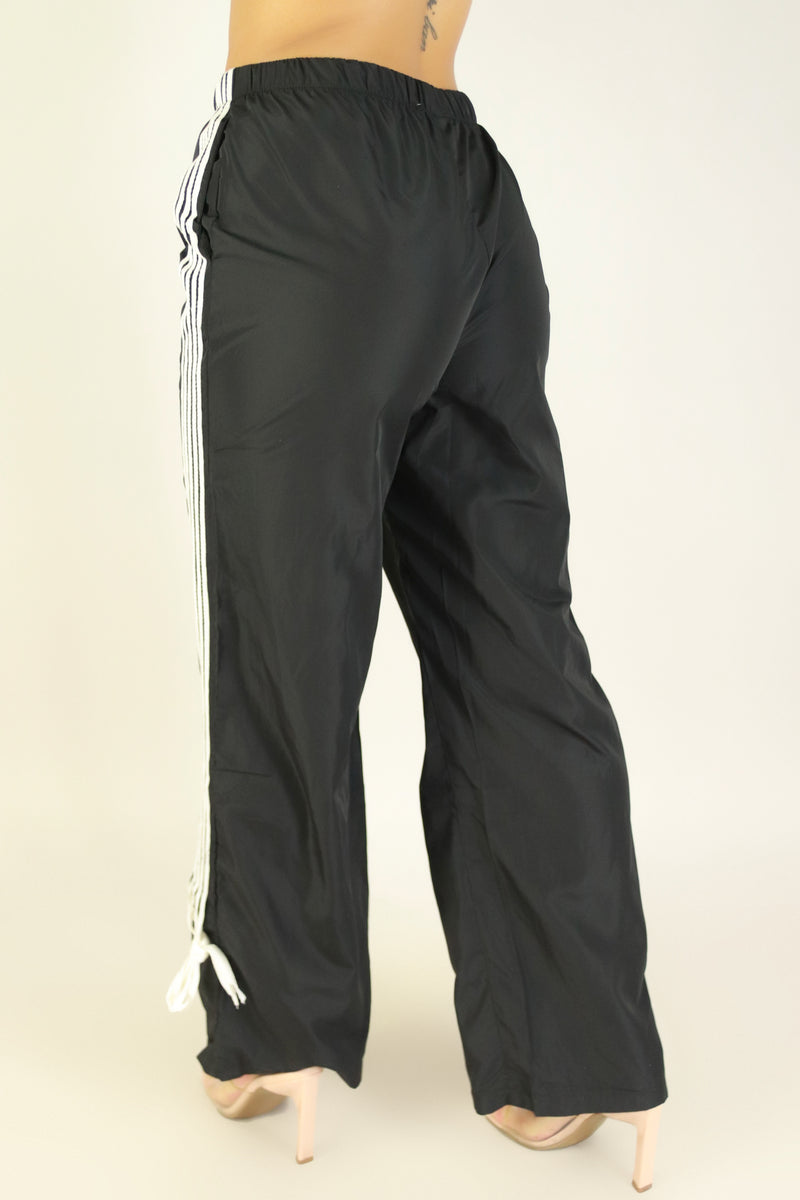 Jeans Warehouse Hawaii - SOLID WOVEN PANTS - STREET STRIPE PANTS | By CHERRY MELLOW