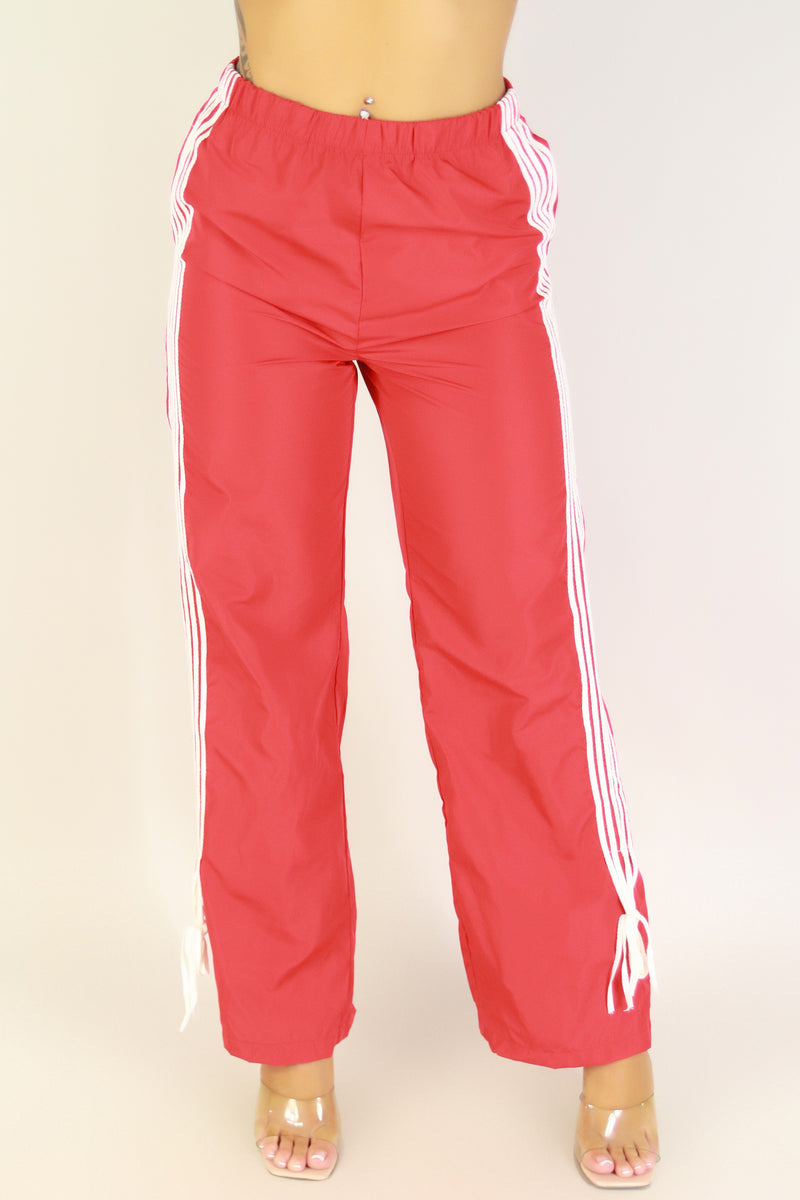 Jeans Warehouse Hawaii - SOLID WOVEN PANTS - STREET STRIPE PANTS | By CHERRY MELLOW