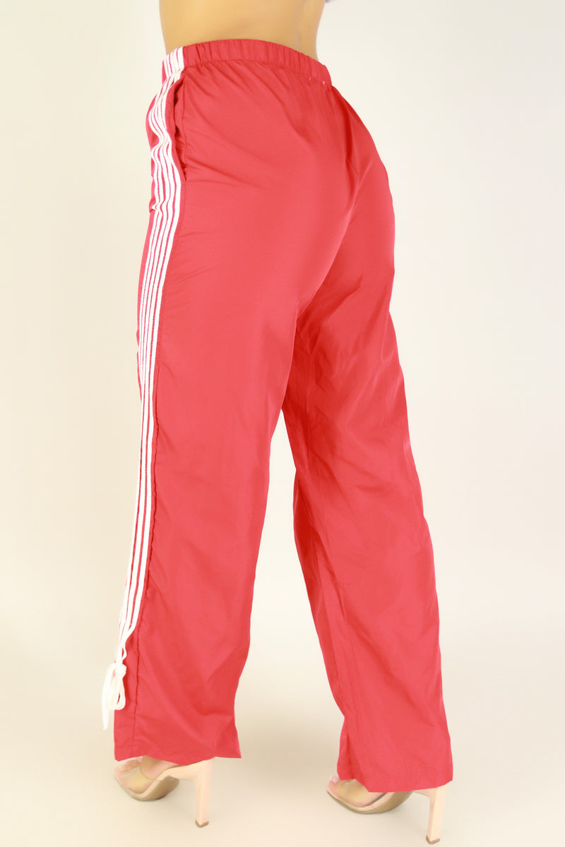 Jeans Warehouse Hawaii - SOLID WOVEN PANTS - STREET STRIPE PANTS | By CHERRY MELLOW