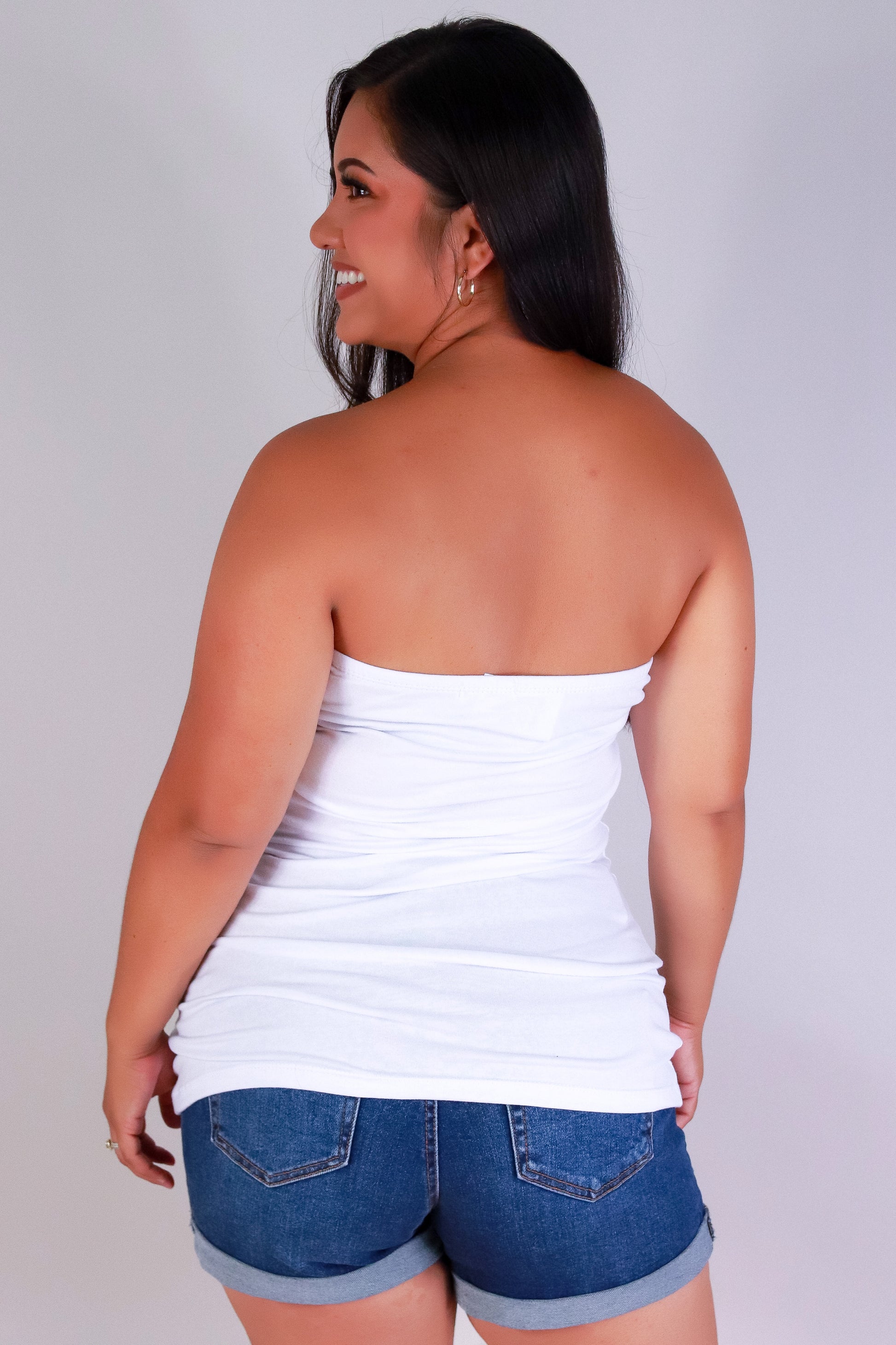 Jeans Warehouse Hawaii - PLUS BASIC TUBE TOPS - NOT YOUR BAE TUBE TOP | By JULIA