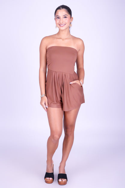 HOLD ME CLOSE TUBE ROMPER