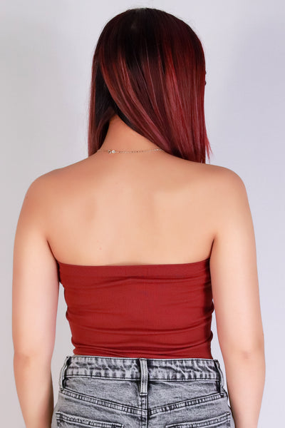 Jeans Warehouse Hawaii - TANK/TUBE SOLID BASIC - GOTTA CHILL CROP TUBE TOP | By CRESCITA APPAREL/SHINE I