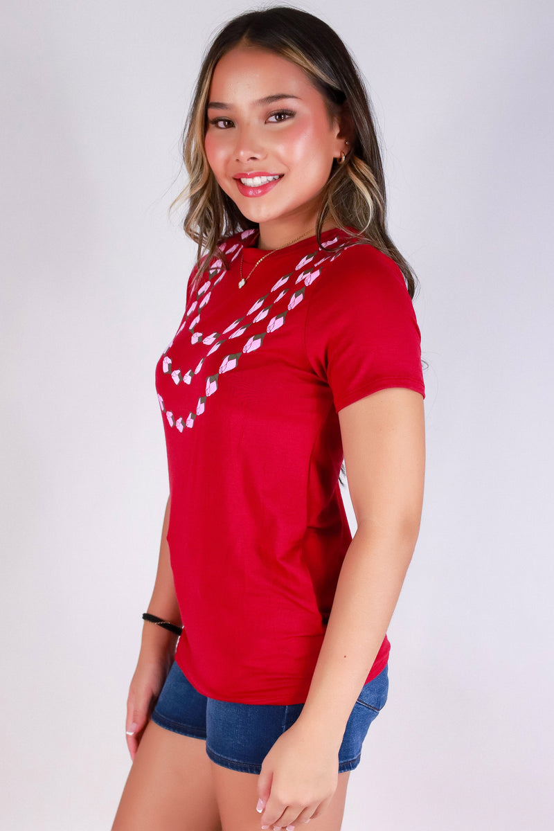 Jeans Warehouse Hawaii - S/S SCREEN - LOKELANI LEI TEE | By LUZ