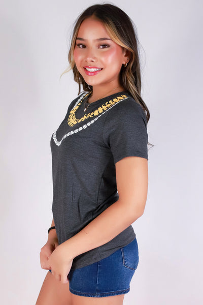 Jeans Warehouse Hawaii - S/S SCREEN - PUAKENIKENI PIKAKE NA LEI TEE | By LUZ
