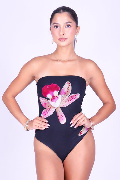 WILD ORCHID MESH BODYSUIT