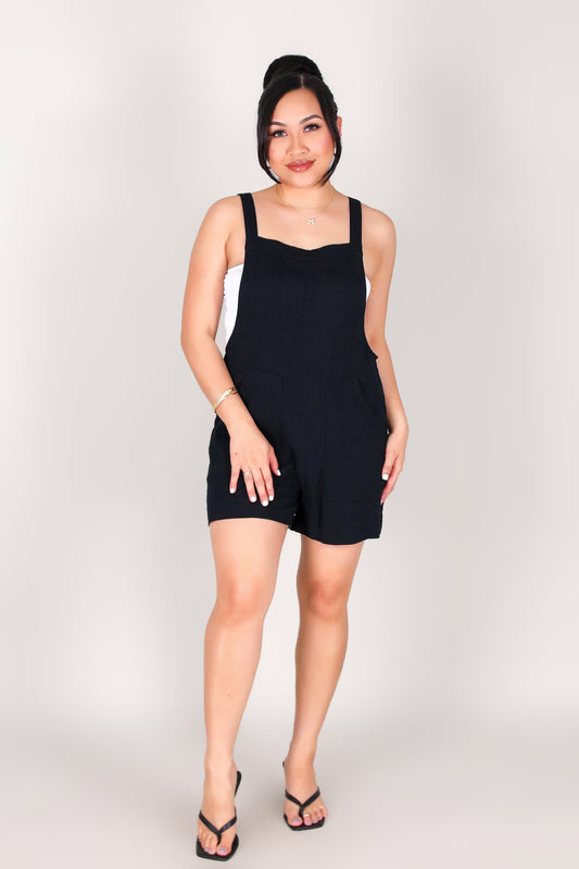 SUN-KISSED LINEN ROMPER