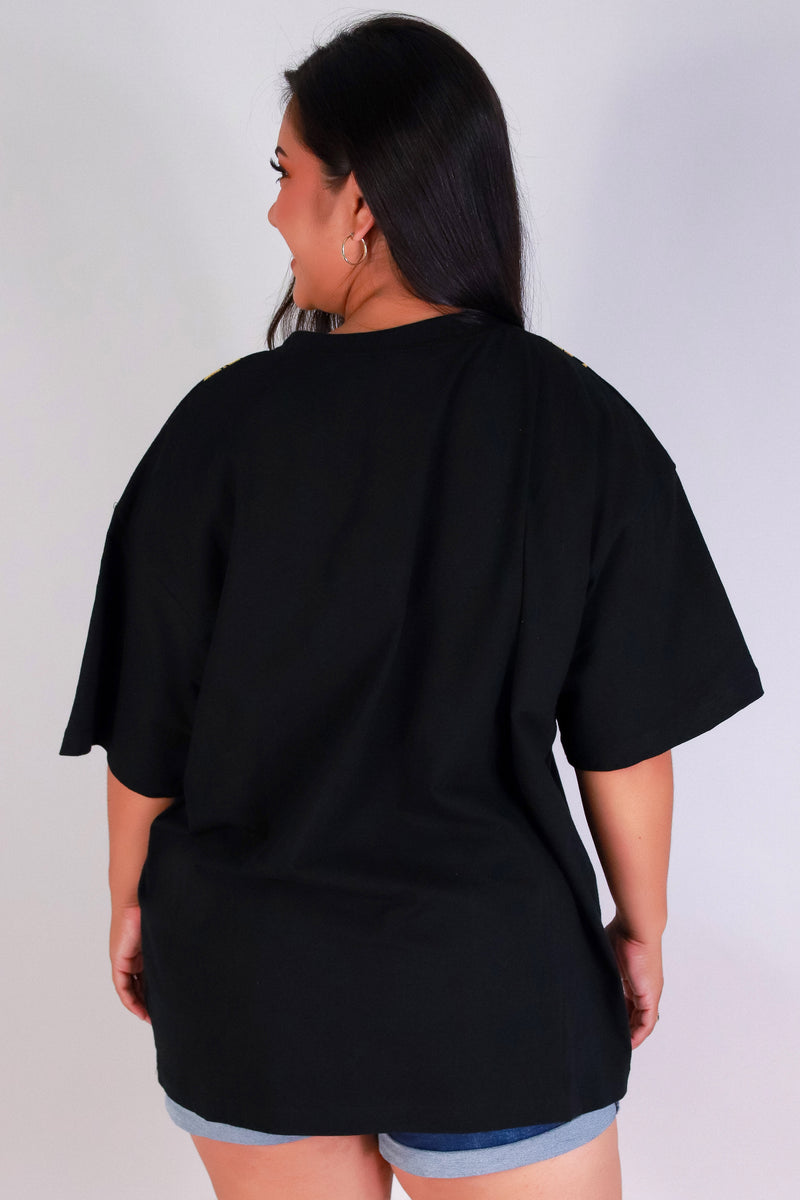 Jeans Warehouse Hawaii - PLUS S/S SCREENS - PUAKENIKNEI OVERSIZED TEE | By ROCK & ROSE BY CHERIE