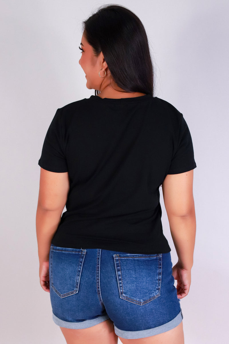 Jeans Warehouse Hawaii - PLUS S/S SCREENS - HIBISCUS TEE | By LUZ