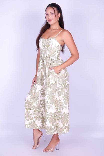 MONSTERA BLOOM JUMPSUIT