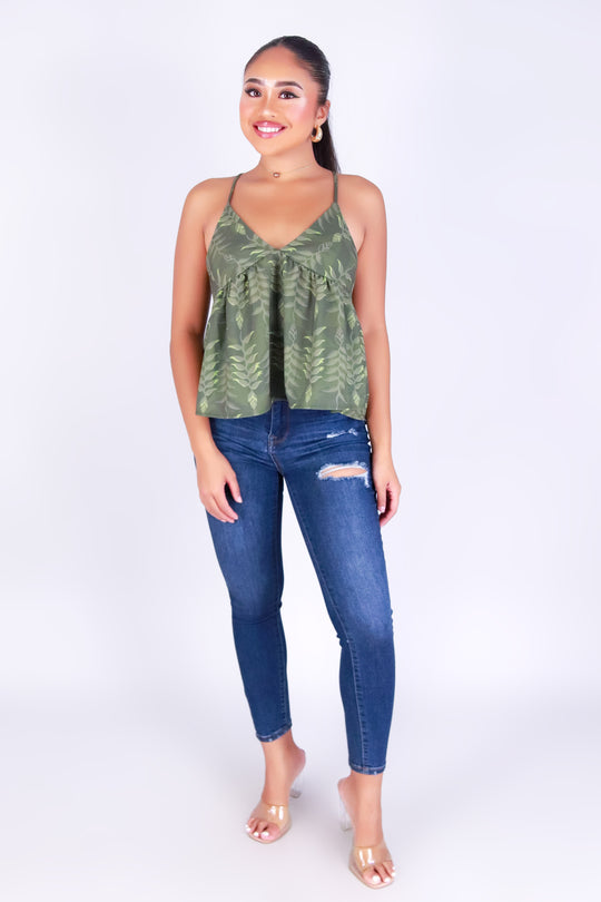 HELICONIA BABYDOLL TOP