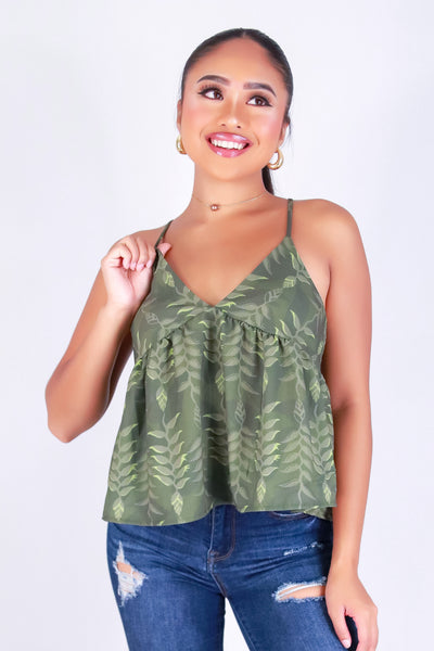 HELICONIA BABYDOLL TOP