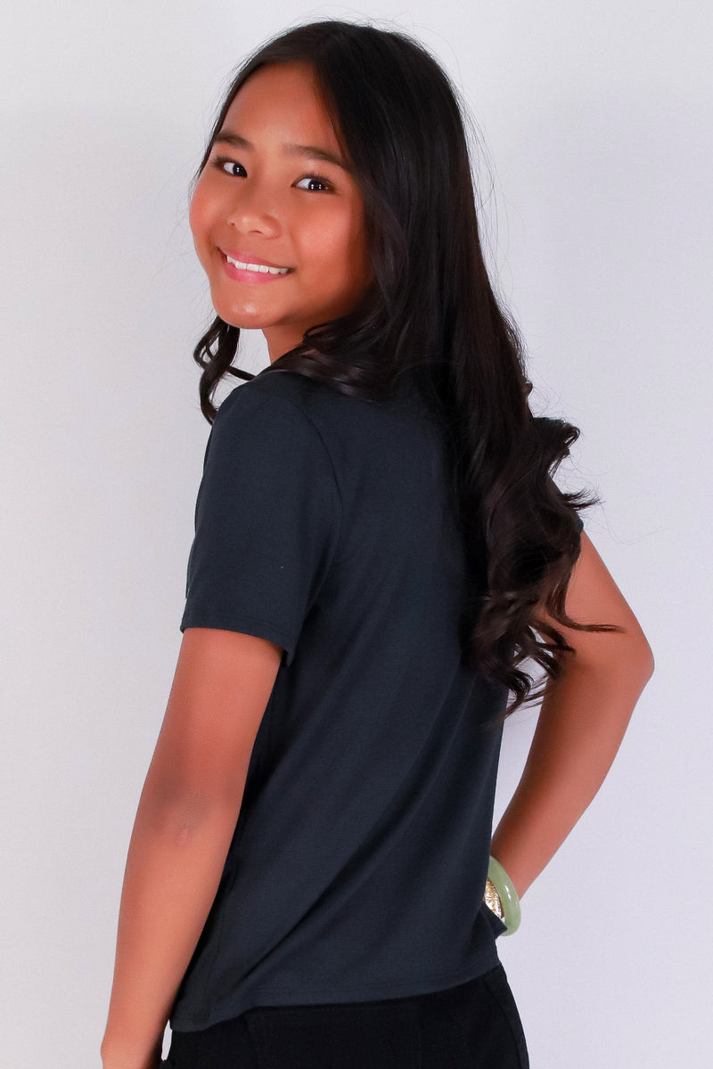 Jeans Warehouse Hawaii - S/S PRINT 7-16 - HONOHONO LEI TEE | KIDS SIZE 7-16 | By LUZ