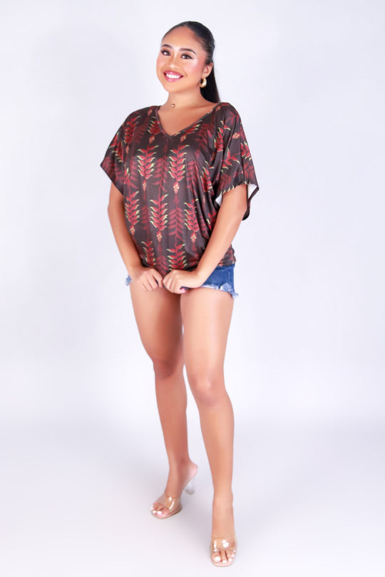 HELICONIA DOLMAN TOP