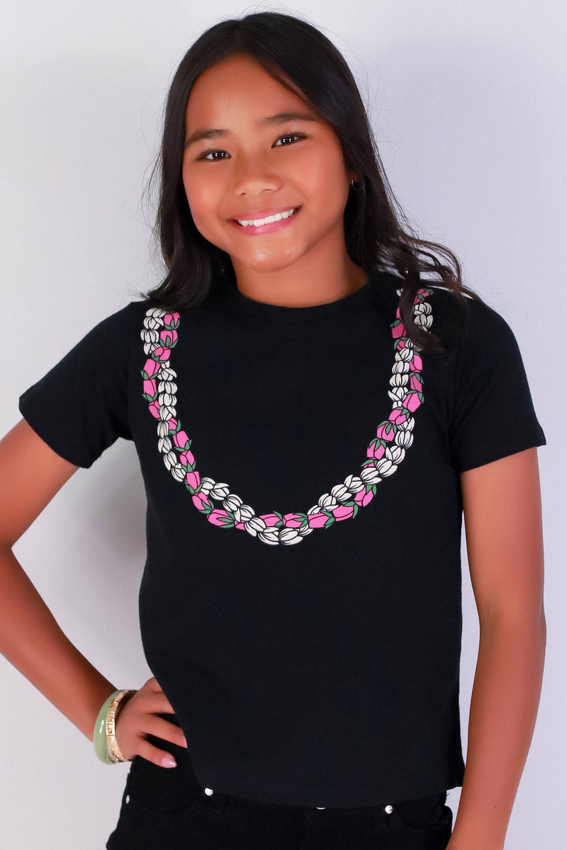 Jeans Warehouse Hawaii - S/S PRINT 7-16 - PIKAKE LOKELANI OVERSIZED TEE | KIDS SIZE 7-16 | By ROCK & ROSE BY CHERIE