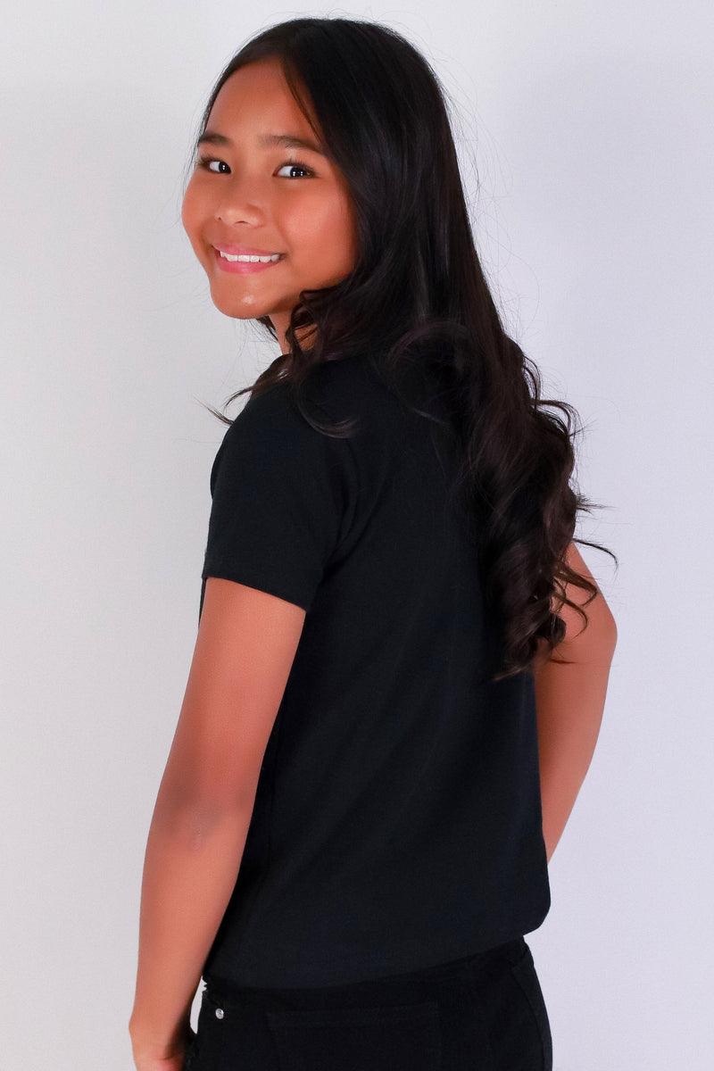 Jeans Warehouse Hawaii - S/S PRINT 7-16 - PIKAKE LOKELANI OVERSIZED TEE | KIDS SIZE 7-16 | By ROCK & ROSE BY CHERIE