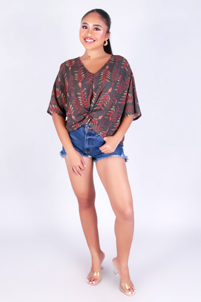 HELICONIA TWIST BOTTOM TOP