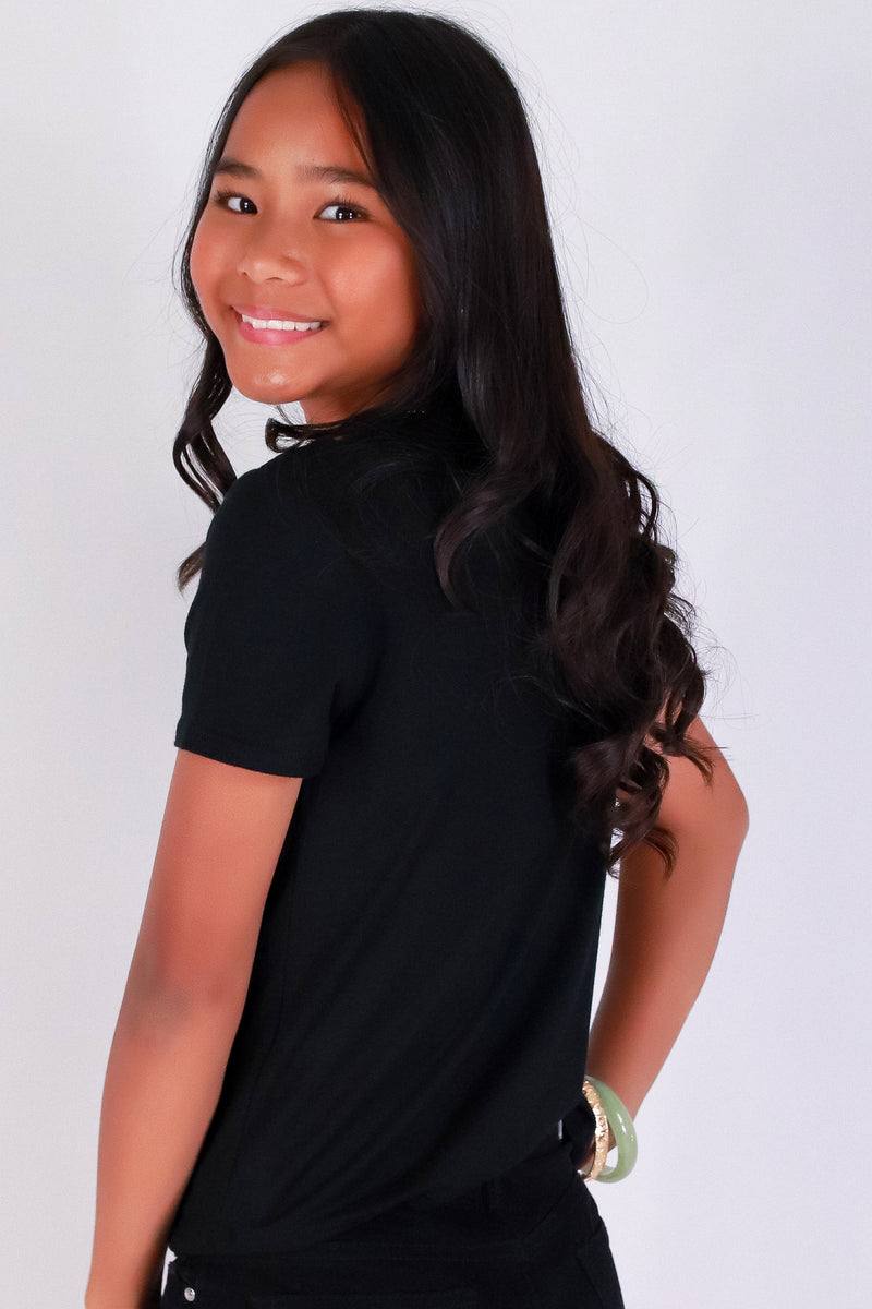 Jeans Warehouse Hawaii - S/S PRINT 7-16 - CROWN FLOWER LEI TEE | KIDS SIZE 7-16 | By LUZ