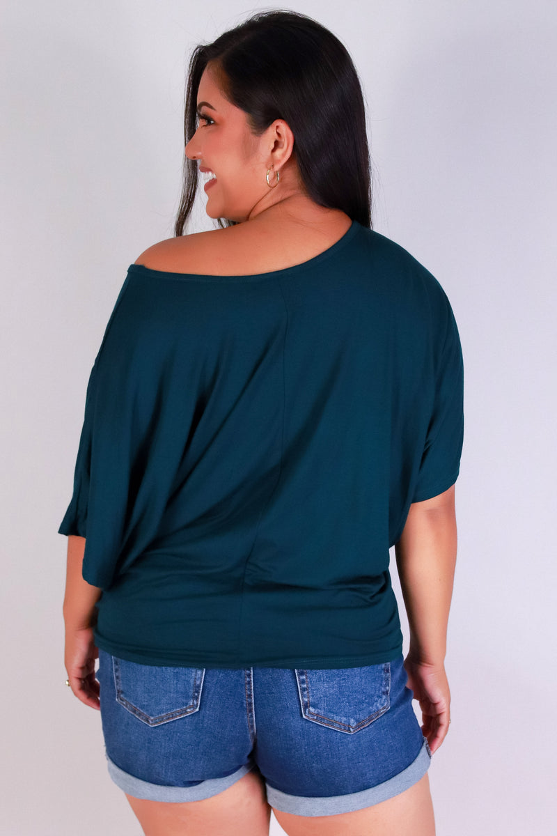 Jeans Warehouse Hawaii - PLUS S/S Knit Top - SAIL AWAY DOLMAN TOP | By ADARA