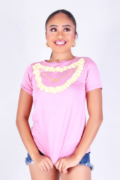 LAYERED PUAKENIKENI ALOHA TEE