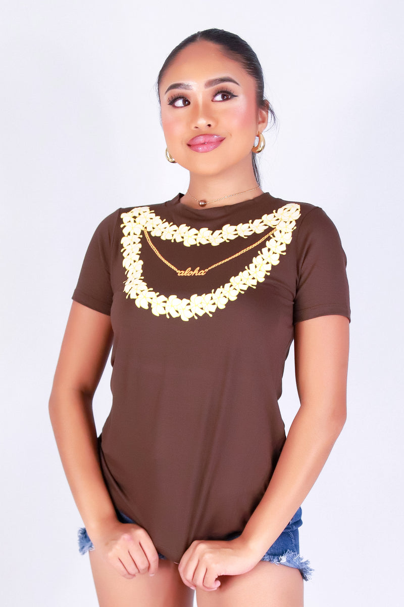 LAYERED PUAKENIKENI ALOHA TEE