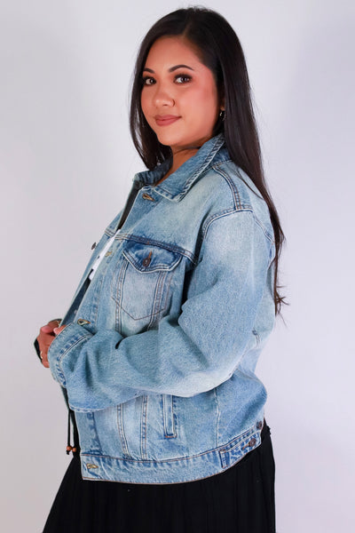 Jeans Warehouse Hawaii - PLUS DENIM JACKETS - STANDING ON BUSINESS DENIM JACKET | By ULTIMATE OFFPRICE