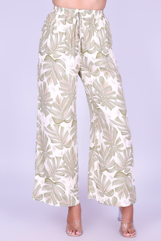 MONSTERA BLOOM PANTS
