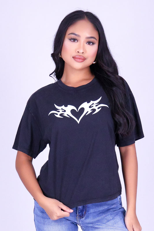 HEART RAZOR TEE