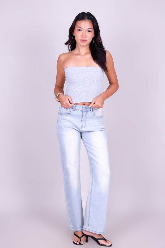 UNTIL FOREVER CROP TUBE TOP