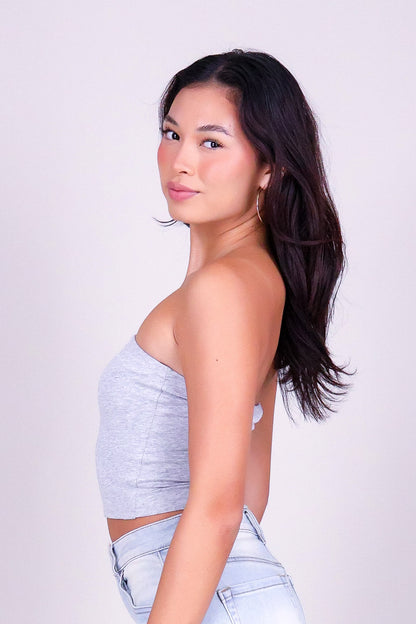UNTIL FOREVER CROP TUBE TOP