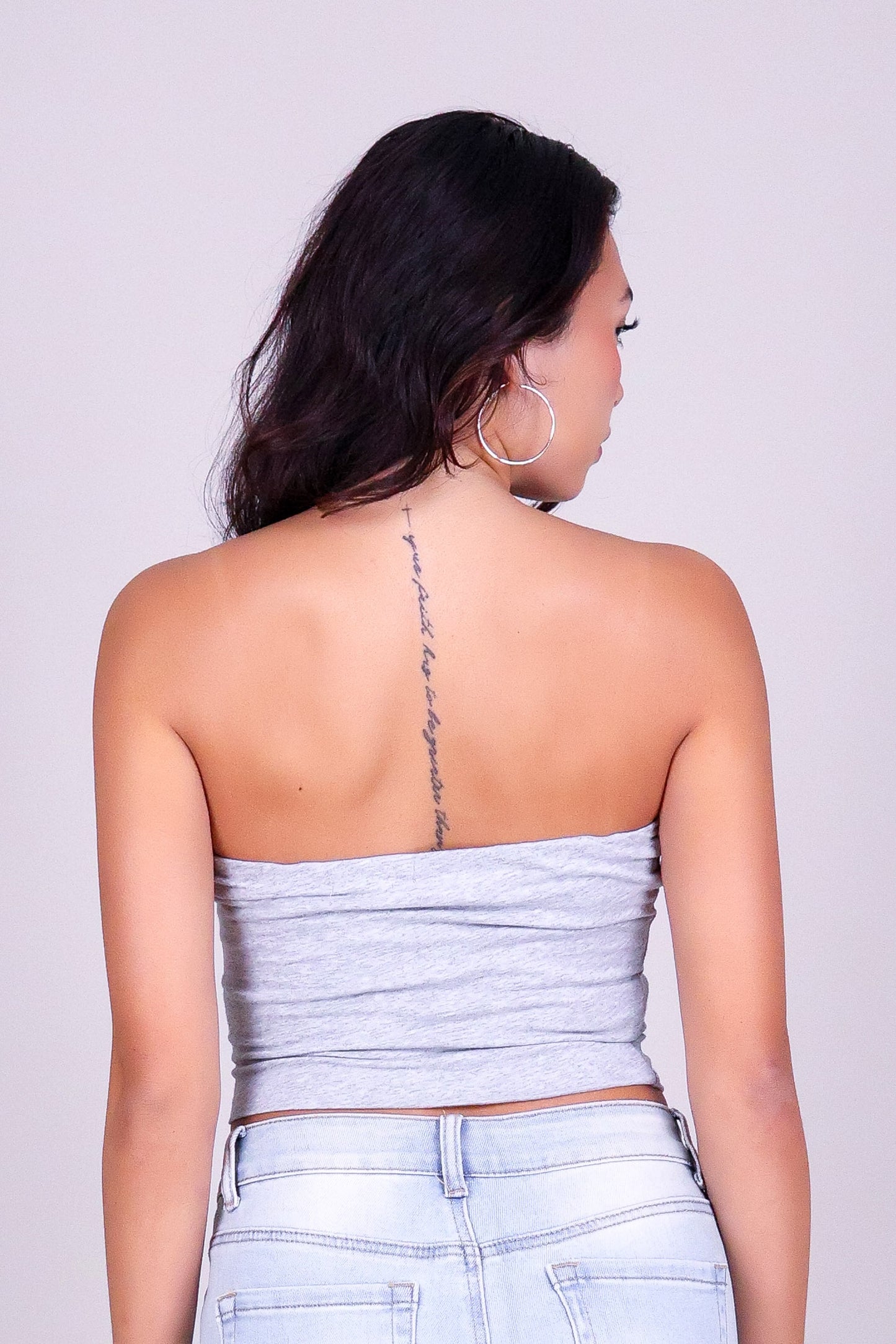 UNTIL FOREVER CROP TUBE TOP