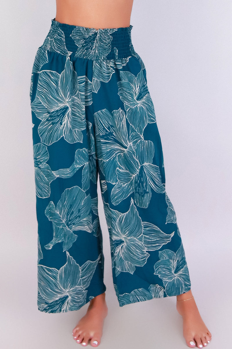 Jeans Warehouse Hawaii - PRINT WOVEN CAPRI&