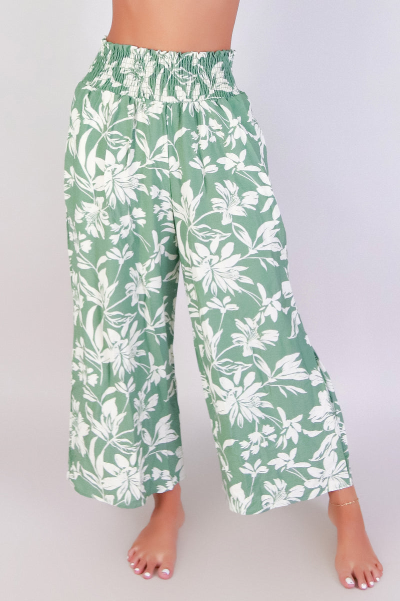 Jeans Warehouse Hawaii - PRINT WOVEN CAPRI&