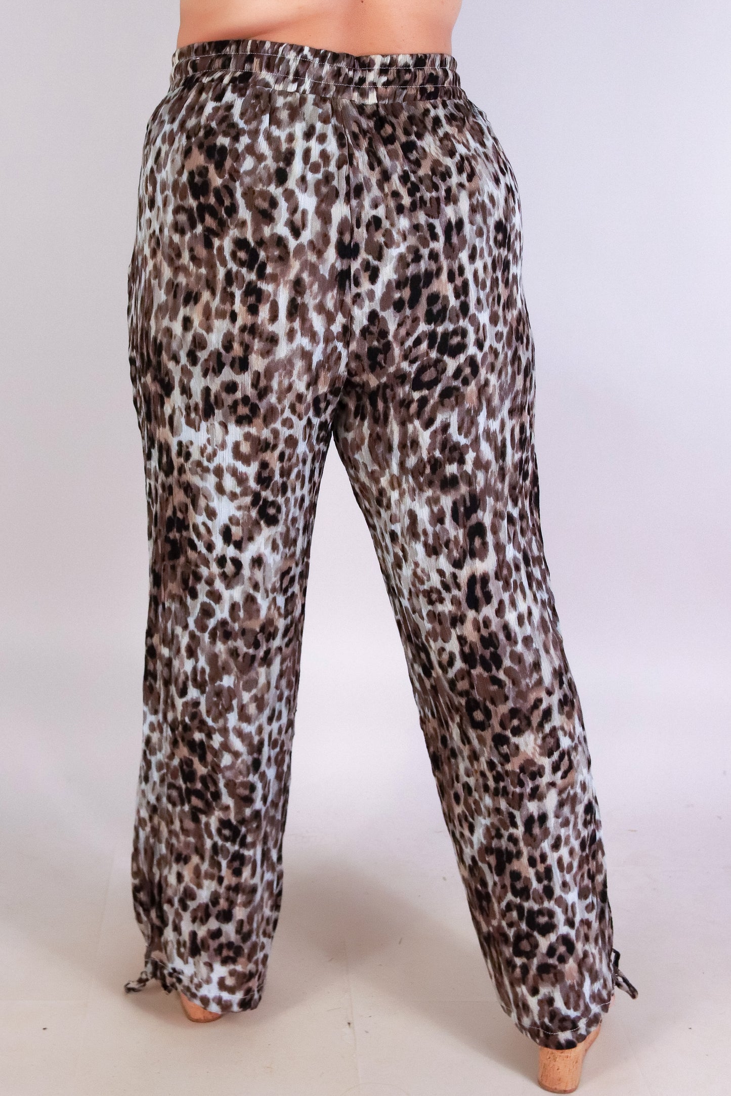 Jeans Warehouse Hawaii - PLUS PRINT WOVEN CAPRI'S - WILD FOR YOU CAPRI'S | By YMI JEANS
