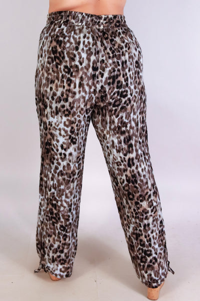 Jeans Warehouse Hawaii - PLUS PRINT WOVEN CAPRI'S - WILD FOR YOU CAPRI'S | By YMI JEANS