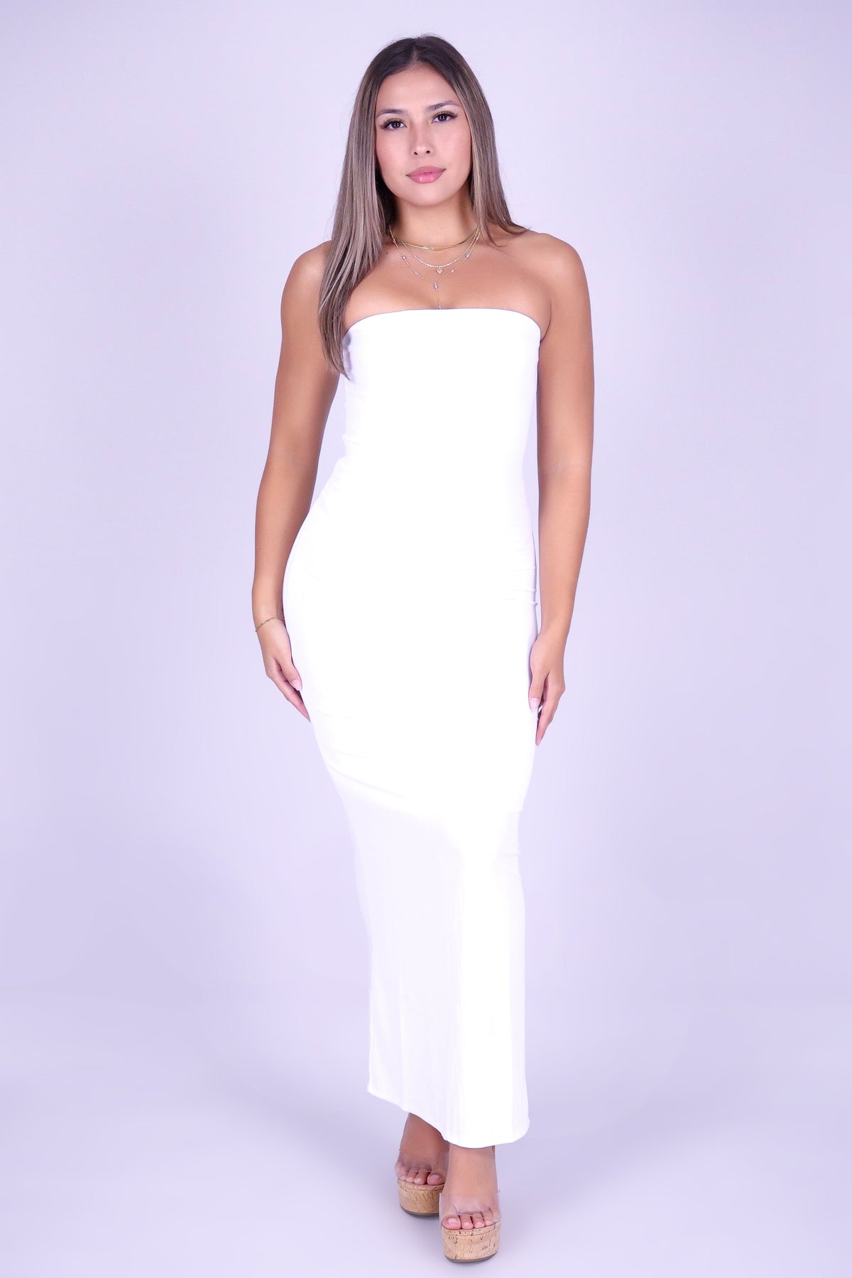 ALL YOU DO TUBE MAXI DRESS