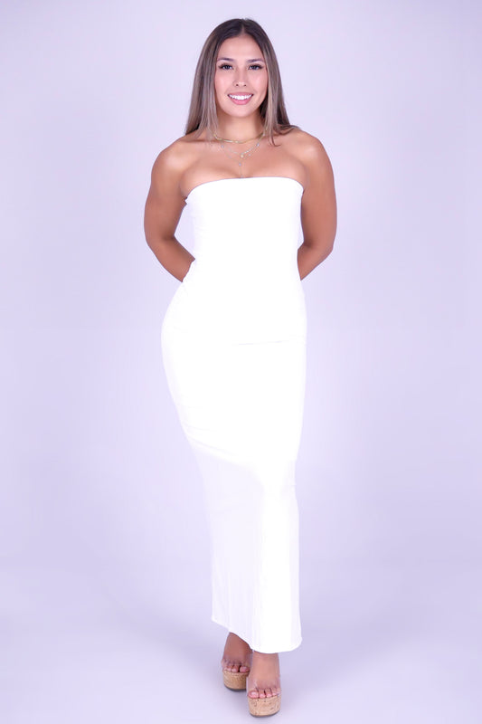 ALL YOU DO TUBE MAXI DRESS